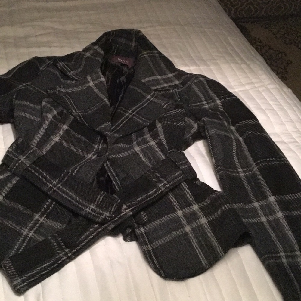 Wool coat with lining